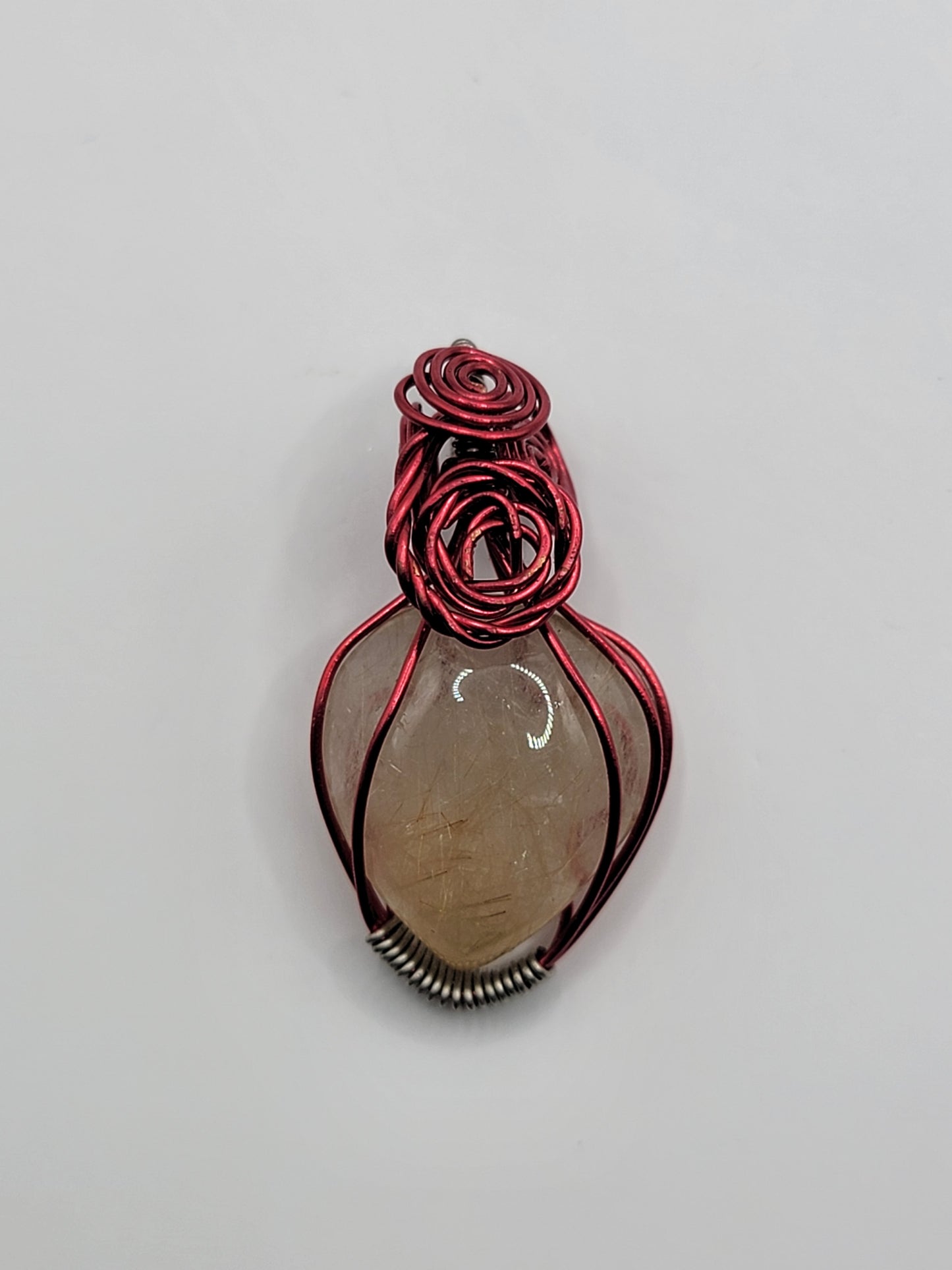 Rutilated Quartz Pendant
