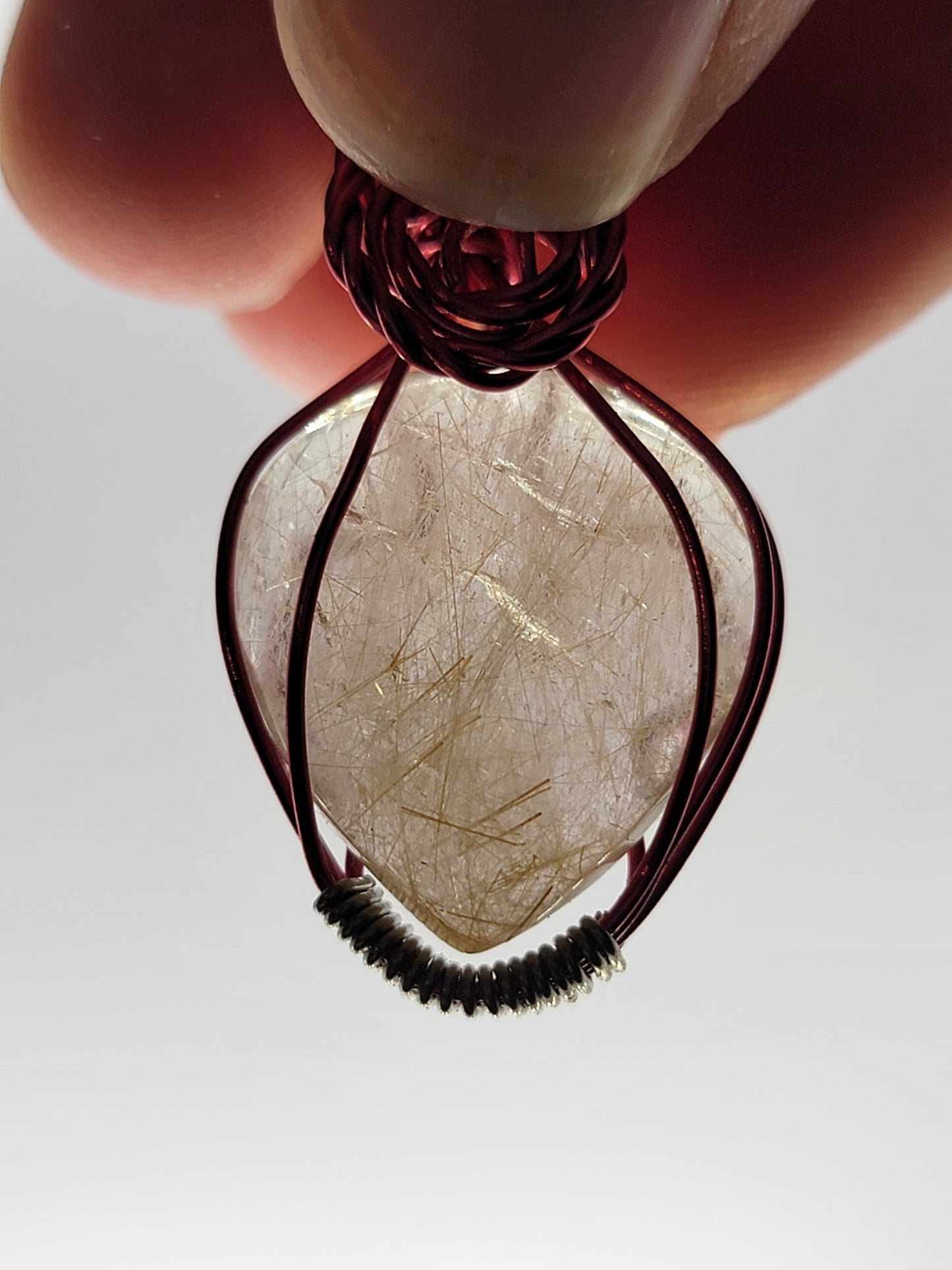 Rutilated Quartz Pendant