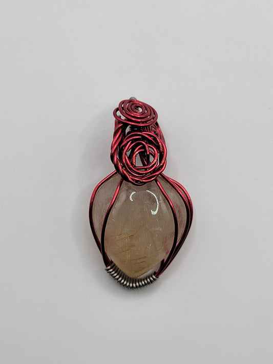 Rutilated Quartz Pendant